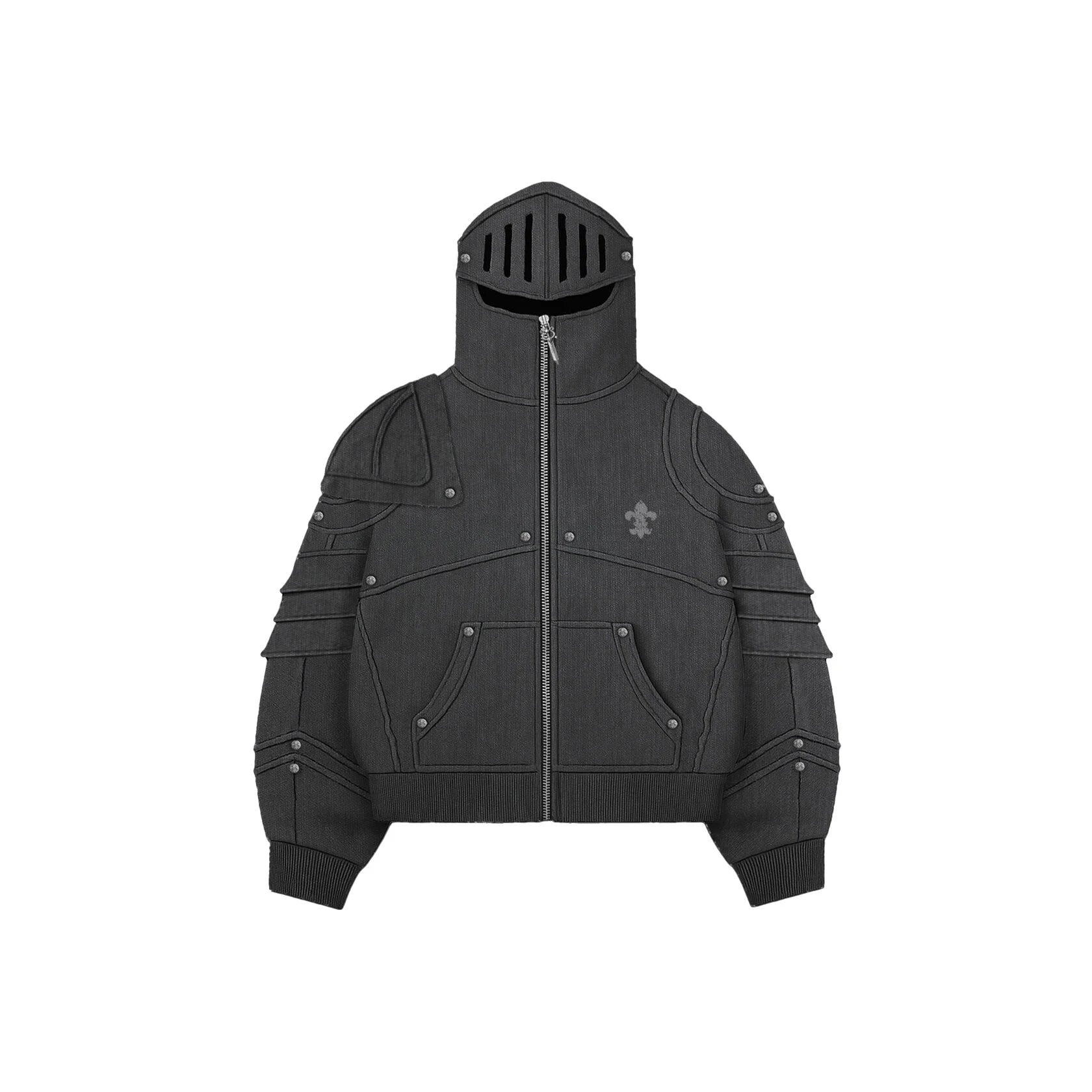 GREY GORATU FULL ZIP HOODIE