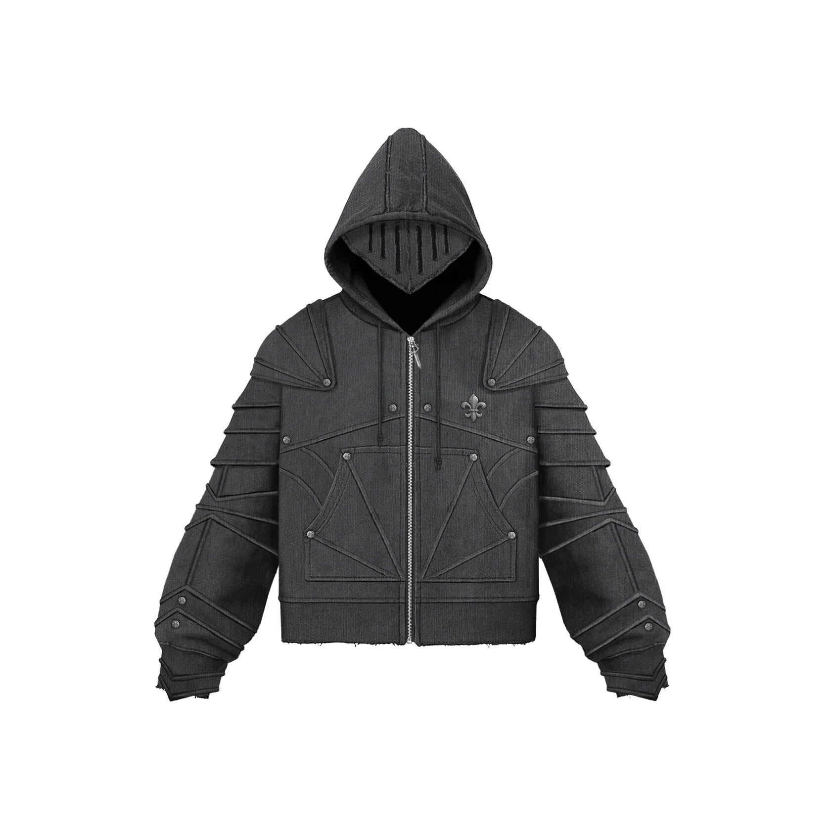 SILVER OSIRIS ZIP HOODIE