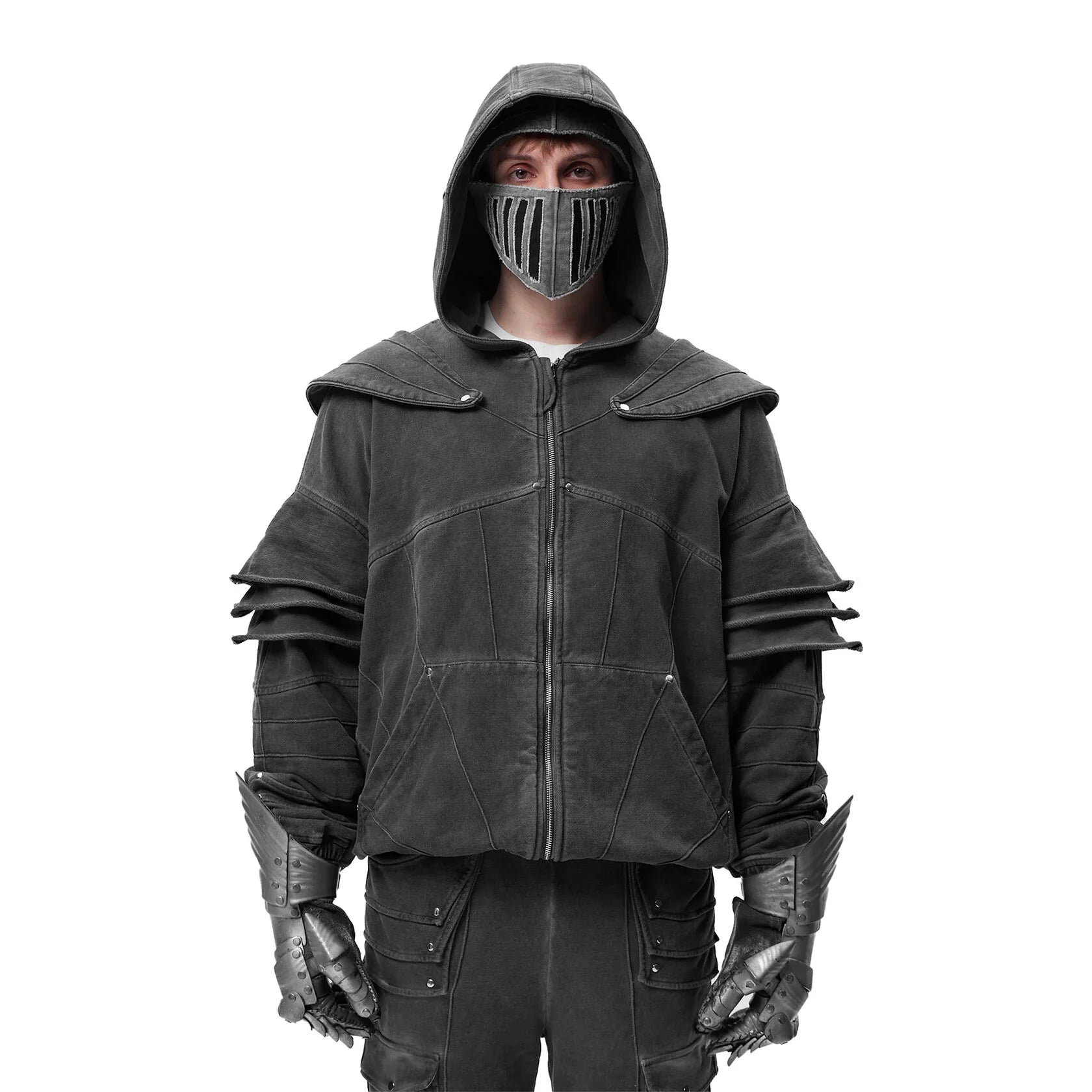 SILVER OSIRIS ZIP HOODIE
