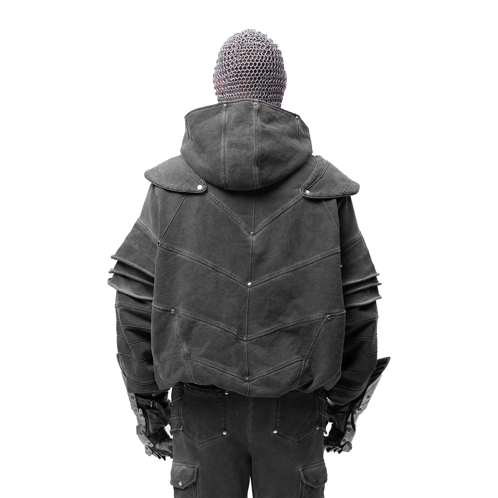 SILVER OSIRIS ZIP HOODIE