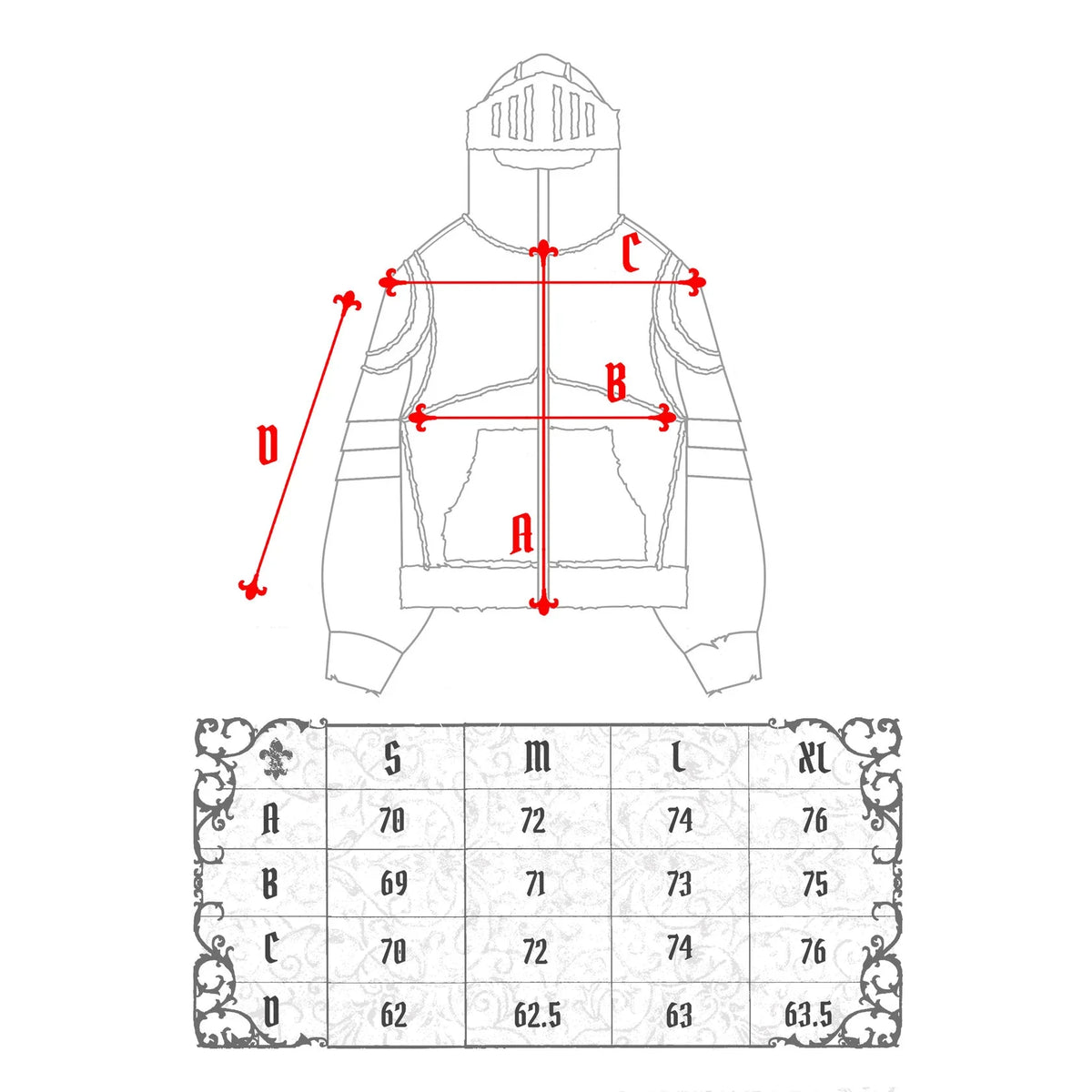 CHAOS KNIGHT FULL ZIP HOODIE