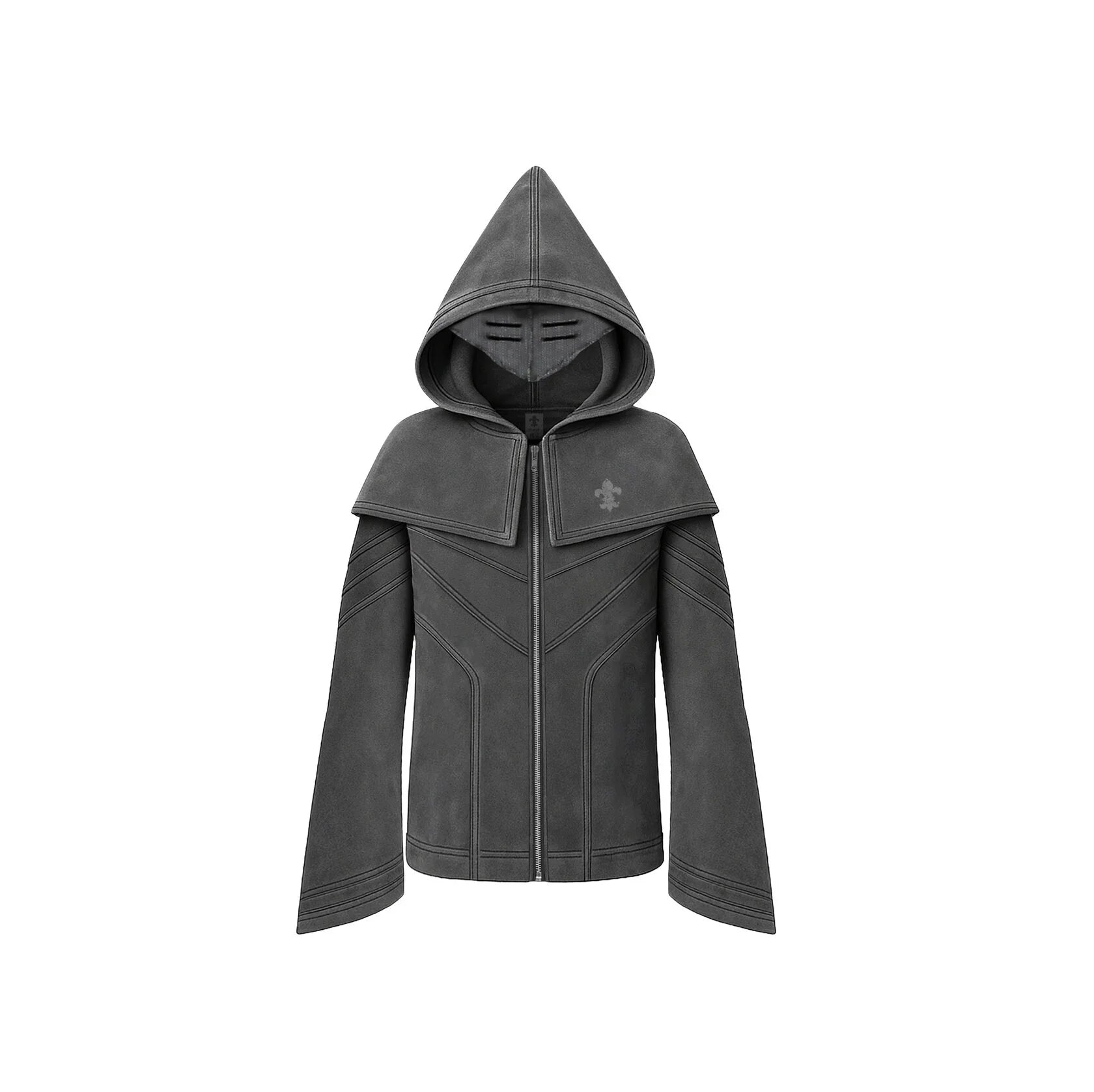 SILVER WIZARD ZIP HOODIE