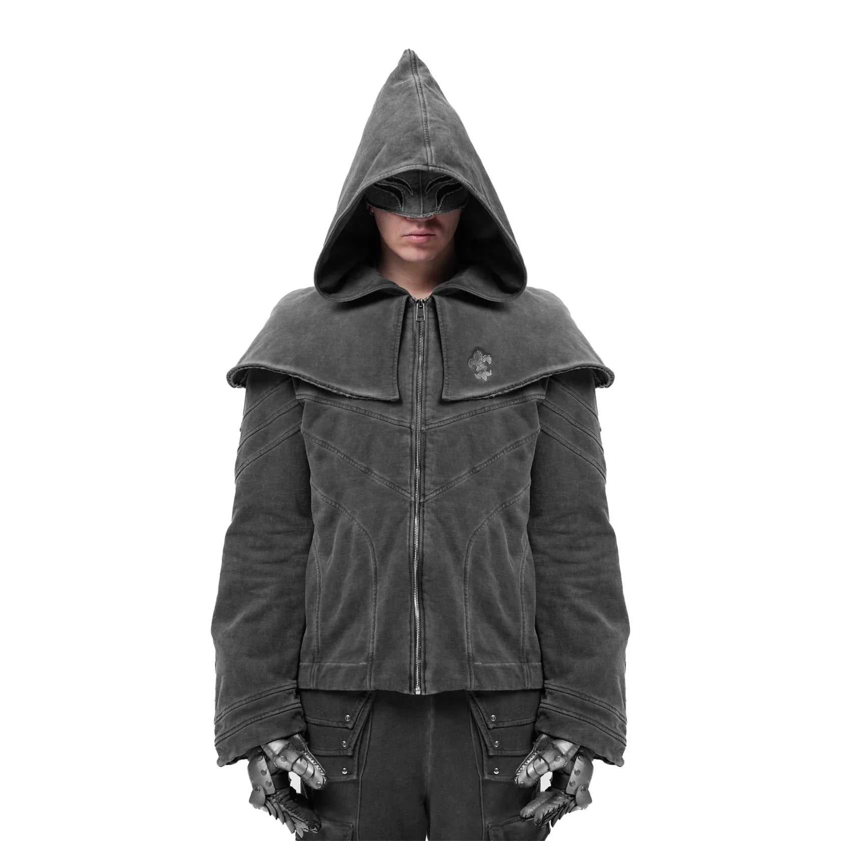 SILVER WIZARD ZIP HOODIE
