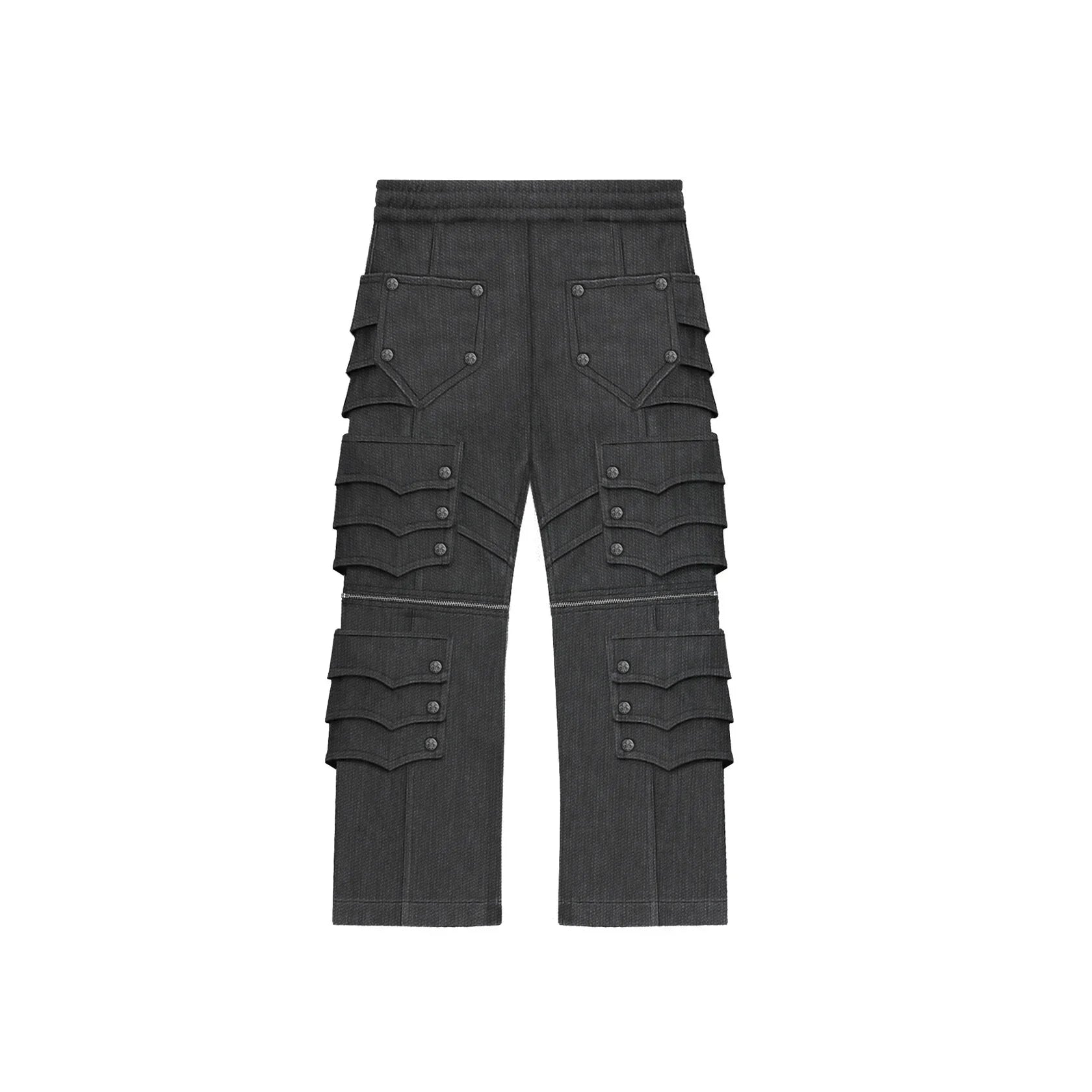 SILVER CARGO PANTS