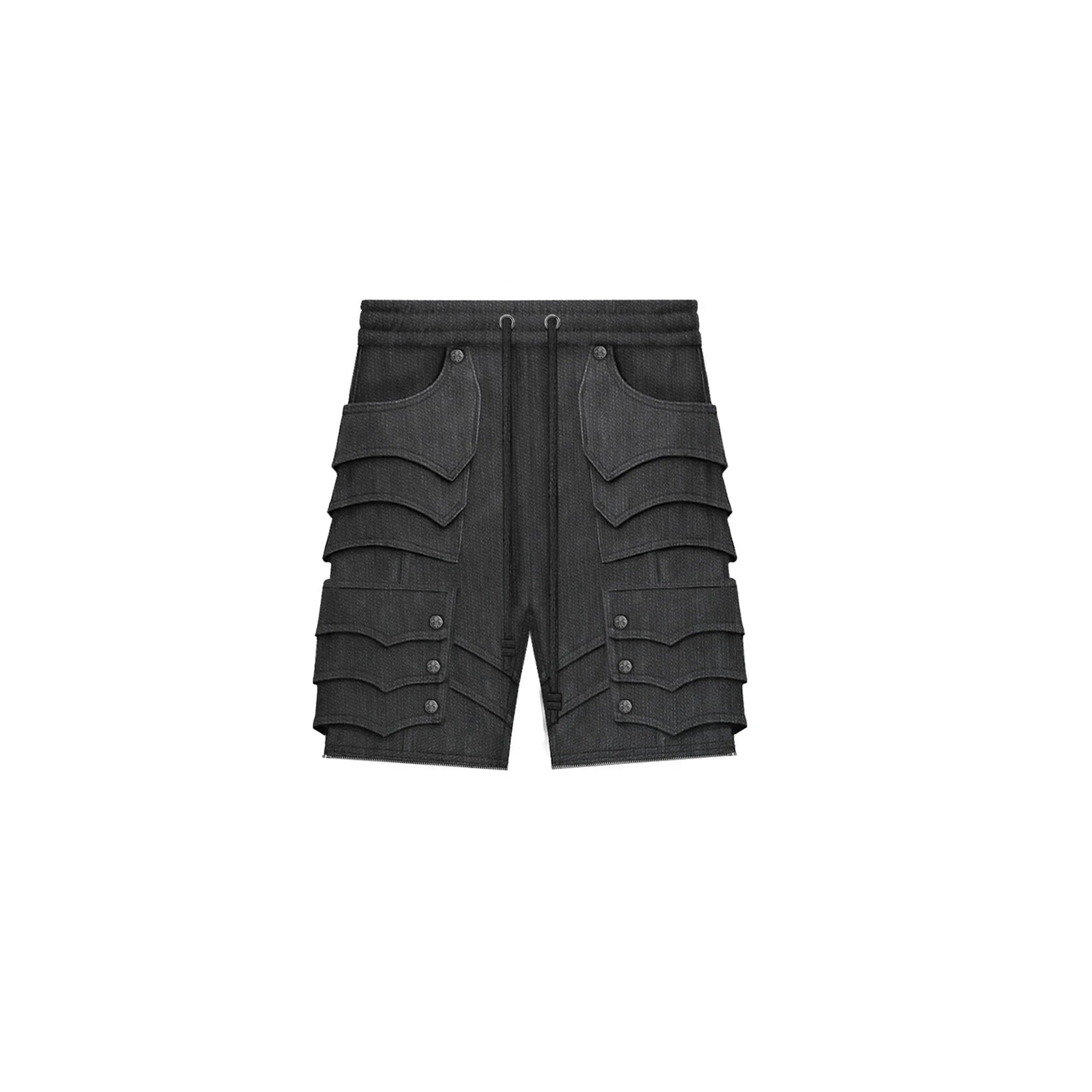 SILVER CARGO PANTS