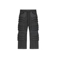 SILVER CARGO PANTS